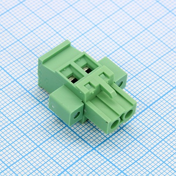 2EGTKAM-5.08-02P-14-100 - Разъемный клеммный блок, 2 контакта. Серия 2EGTKAM-5.08