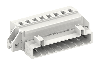 Вилочный разъем на кабель 450907/010 - Вилочный разъем, прямой, на кабель, шаг: 5.0 мм, 7 полюсов, фиксация провода пружинная, исполнение: с монтажными фланцами, 320V, 12A, цвет: серый Вилочный разъем на кабель 450907/010 - Вилочный разъем, прямой, на кабель, шаг: 5.0 мм, 7 полюсов, фиксация провода пружинная, исполнение: с монтажными фланцами, 320V, 12A, цвет: серый