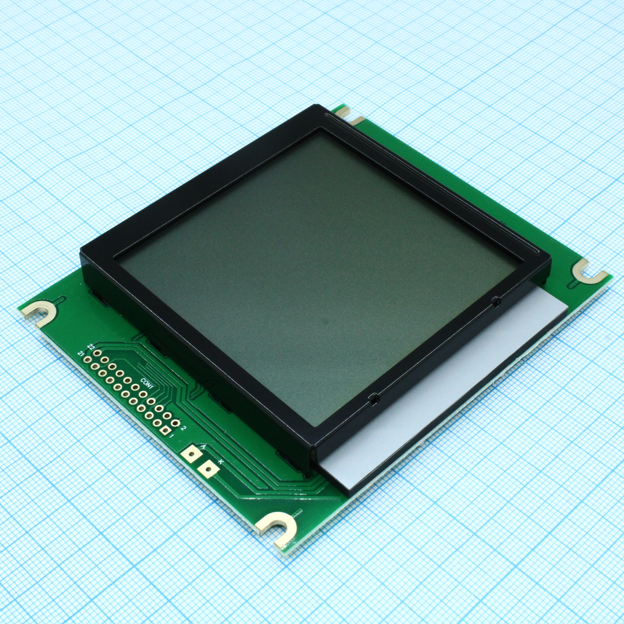 WG128128A-TFH-TZ# - ЖКИ графич, 128 x 128, FSTN Positive/Transfl, подсв. LED Белая, VDD = 5V, 6 o`cl, -20...+70C