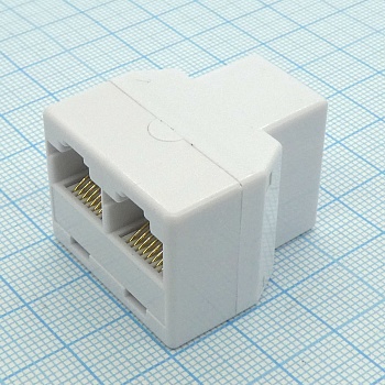 тел AD TJ8P8Cгн. - TJ8P8Cгн.*2 - сетевой переходник RJ45 гн-гн