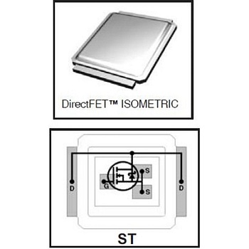 IRF6614TRPBF - Транзистор полевой MOSFET N-канальный 40В 12.7A