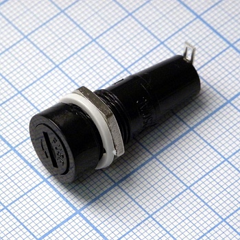 ZH252 - Держатель предохранителя  5*20mm, закрытого типа, монтаж на панель