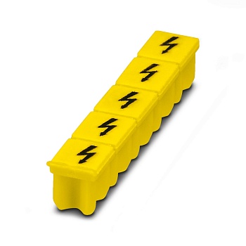 Маркировка "Безопасность" 204701 - Маркировка, знак "Молния" для клемм 204..., 5 штук, цвет желтый