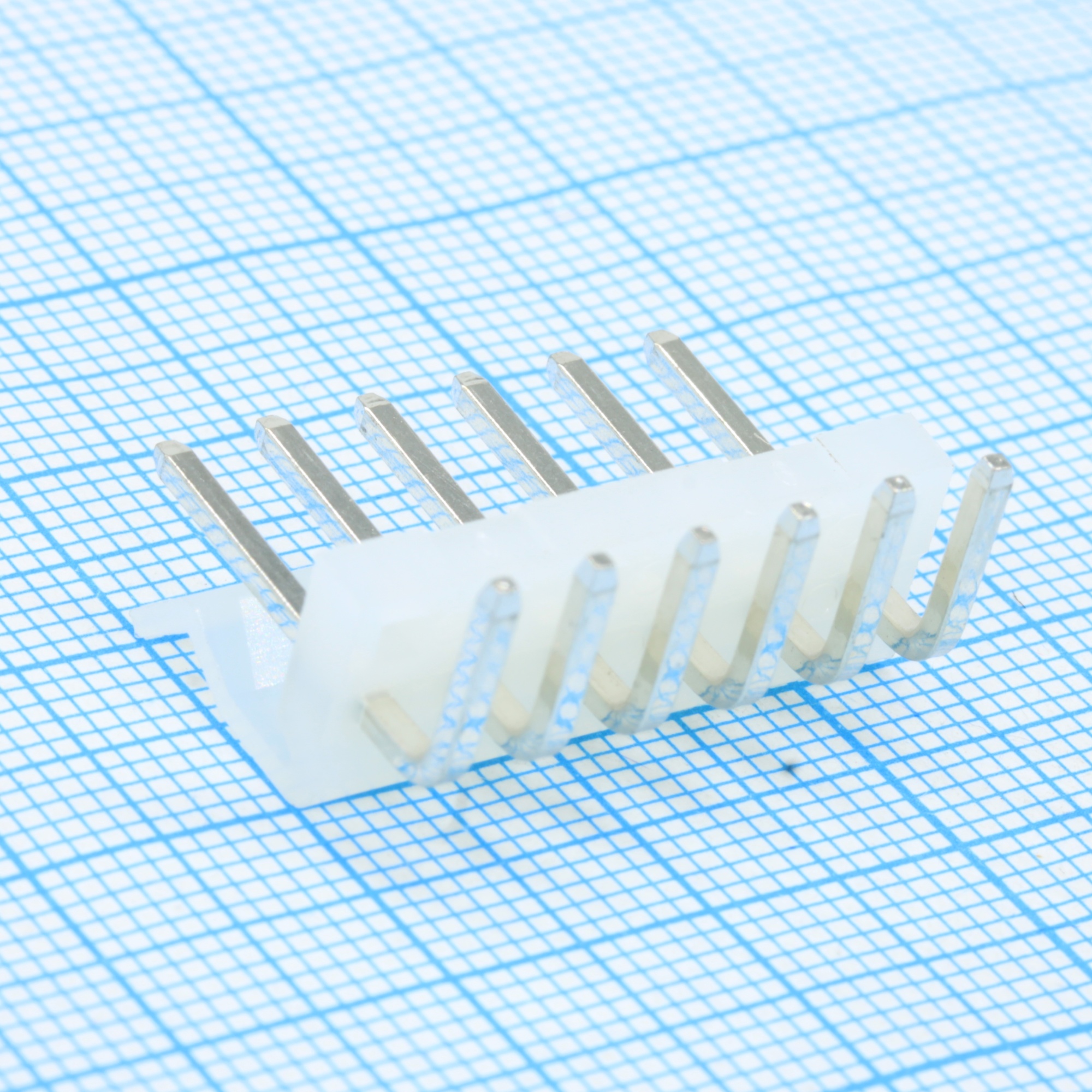 DS1072-6MRT6 - Разъем штыревой однорядный угловой на плату шаг 3.96мм 6 контактов