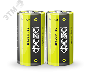 Элемент питания D R20 Heavy Duty Shrink-2 5002357