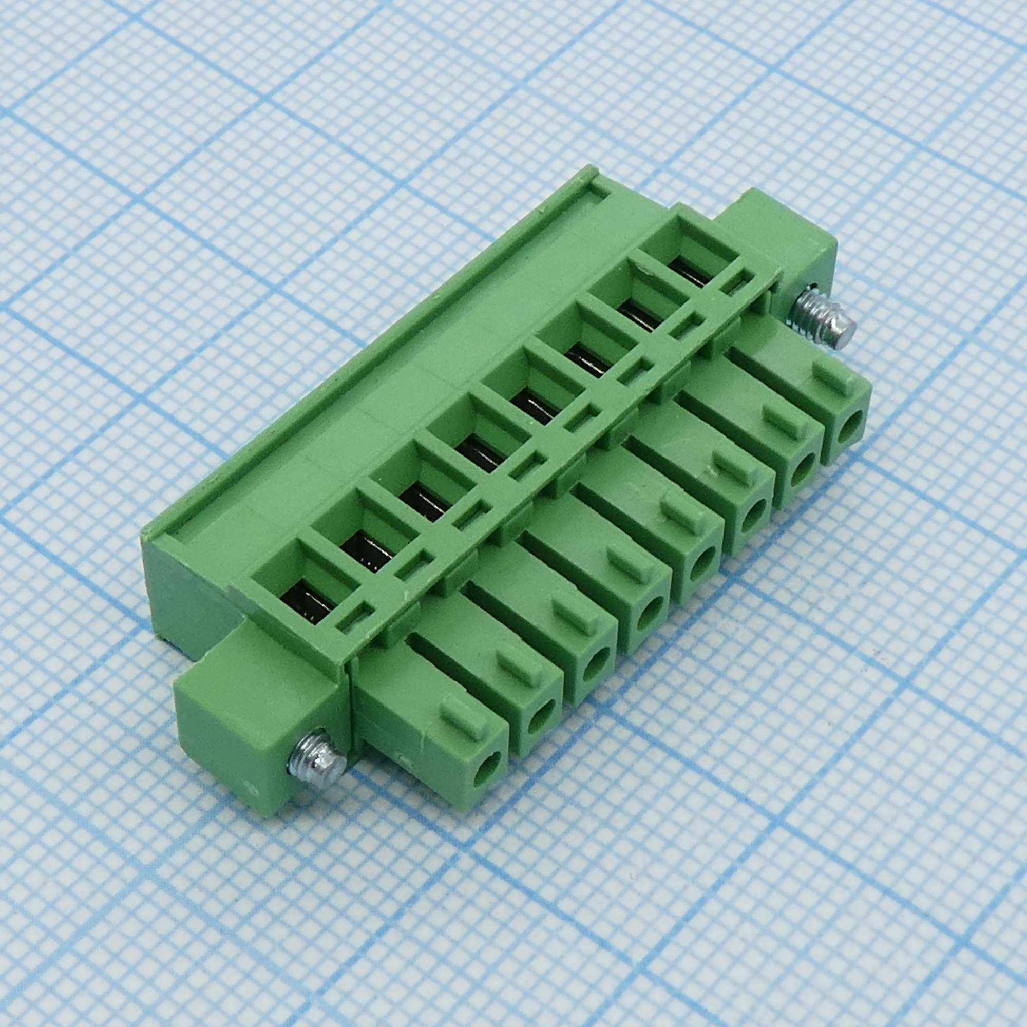 15EDGKAM-3.81-08P-14-00A(H) - Разъемный клеммный блок, 8 контактов. Серия 15EDGKAM-3.81