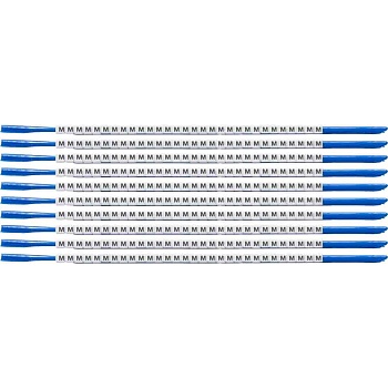 brd133022 - SCN-07-M клипсы белые, 300шт/упак, для провода 1,9-2,4мм диаметра, легенда M