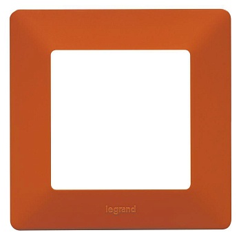 Valena LIFE Рамка 1 пост терракот универсальная 754071