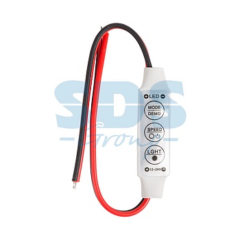 LED мини диммер радио 72/144 W, 3 кнопки,12 V/24 V 143-105-1