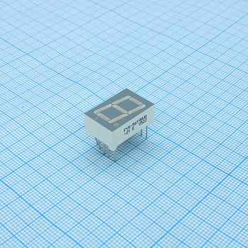 FYS-5611BUG-21 - 1 разрядный индикатор 14,2мм/зеленый/570нм/30-80мКд/ОА