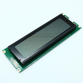 WG24064A-YGH-TZ# - ЖКИ графич, 240 x 64, STN Серый Positive/Transfl, подсв. LED Ж-Зел., VDD = 3...5.5 V, 6 o`cl  -20...+70C