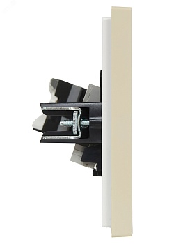 FORTE&PIANO Розетка двойная RJ11+RJ45 кат.5E FP435 ваниль IEK FP-KT20-O-1-K10