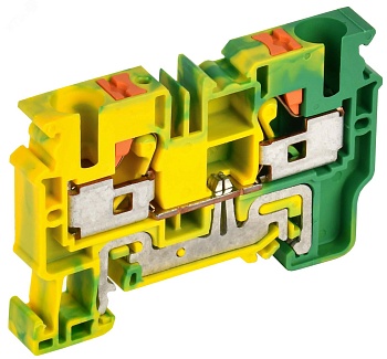 Колодка клеммная CP-PEN земля 10мм2 желто-зеленая YCT21-00-K52-010