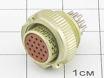 Розетка МР1-19-5-В "ОС"