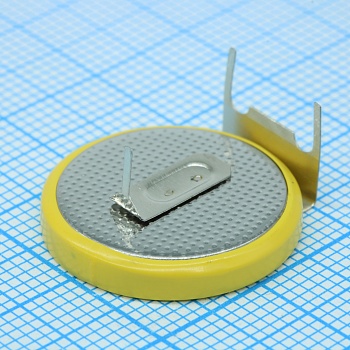 CR2032-VAY3-15.2 - Li, MnO2 батарея типоразмера R20, 3В, 0.22Ач, приваренные выводы, -20...60 °C