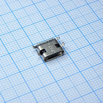 USB3.1 TYPE-C 16PF-020 - Разъём USB TYPE-C - розетка в плату (в разрез)