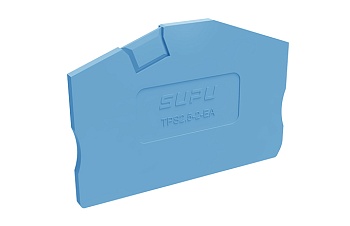 Торцевая крышка TPS2.5-2-BU-EA - Торцевая крышка для клемм TPS2.5-2…, цвет: синий