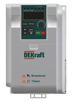 Преобразователь частоты DEKV060 1.5кВт 220В 1ф DEKV060G1R5S2