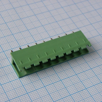 2EDGV-5.0-09P-14-00A(H) - Разъемный клеммный блок на плату, 9 контактов. Серия 2EDGV-5.0