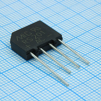 RS201 - Диодный мост 2А 50В