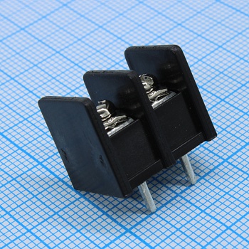 DG35S-B-02P-13-00A(H) - Барьерный клеммный блок 2 контакта. Серия DG35S-B