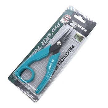 8PK-102D - Прямые длинногубцы с кольцом на палец. Длина: 145 мм.