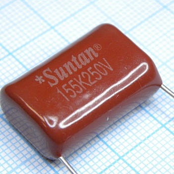 TS07002E155KSB0G0R - Конденсатор полипропиленовый 250В 1.5мкФ  ±10% 24x12x17мм +85°C