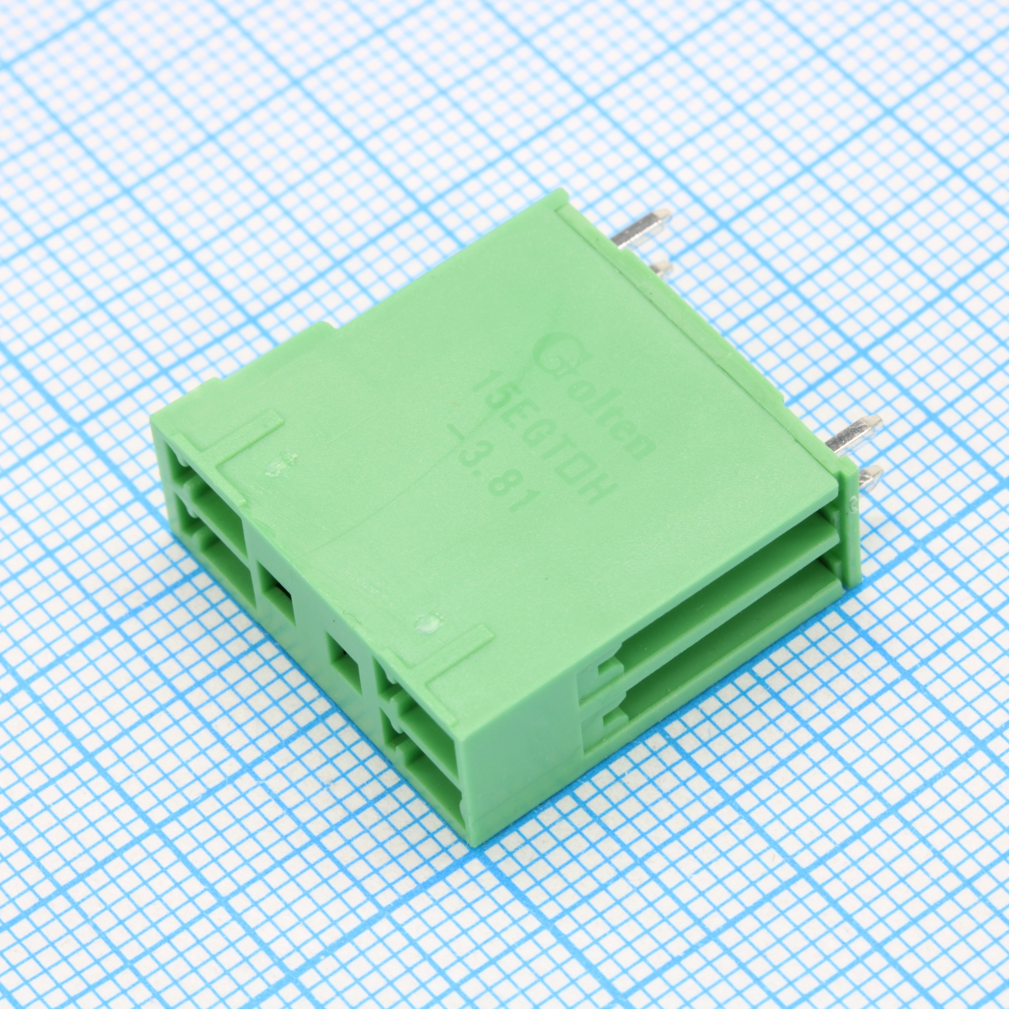 15EGTVH-3.81-04P-14-00 - Клеммный блок на плату,4 контакта. Серия 15EGTVH-3.81
