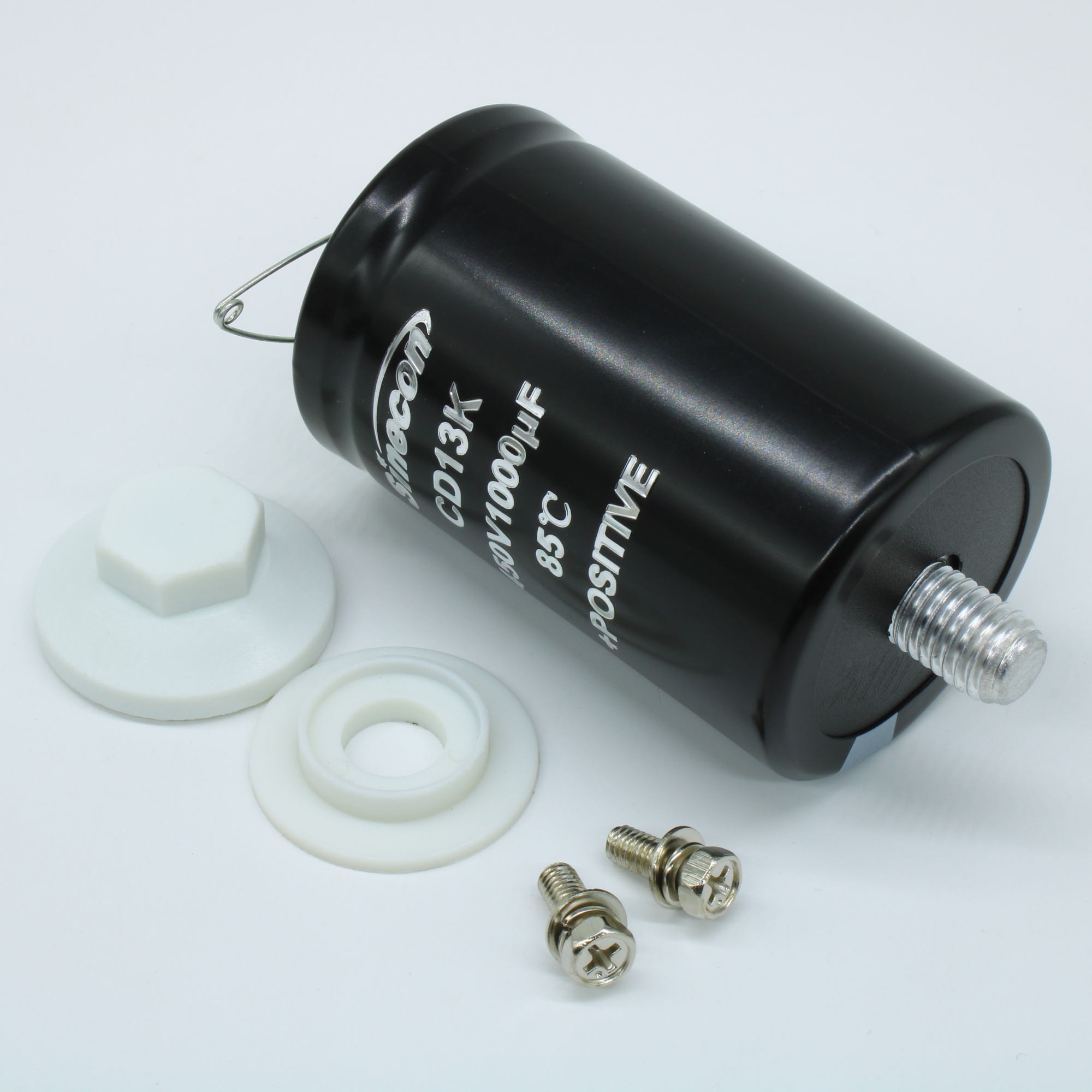 GBK102M2W51808ZVG7S00 - Конденсатор алюминиевый электролитический с выводами под винт 450VDC, 1000uF 20%, 51*80mm, 15000h, 4A