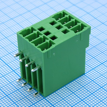 15EDGRH-3.5-08P-14-00A(H) - Разъемный клеммный блок на плату, 8 контактов. Серия 15EDGRH-3.5