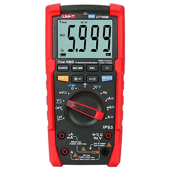 UT195M - Цифровой мультиметр, True RMS, IP65, автоматический выбор диапазонов измерений