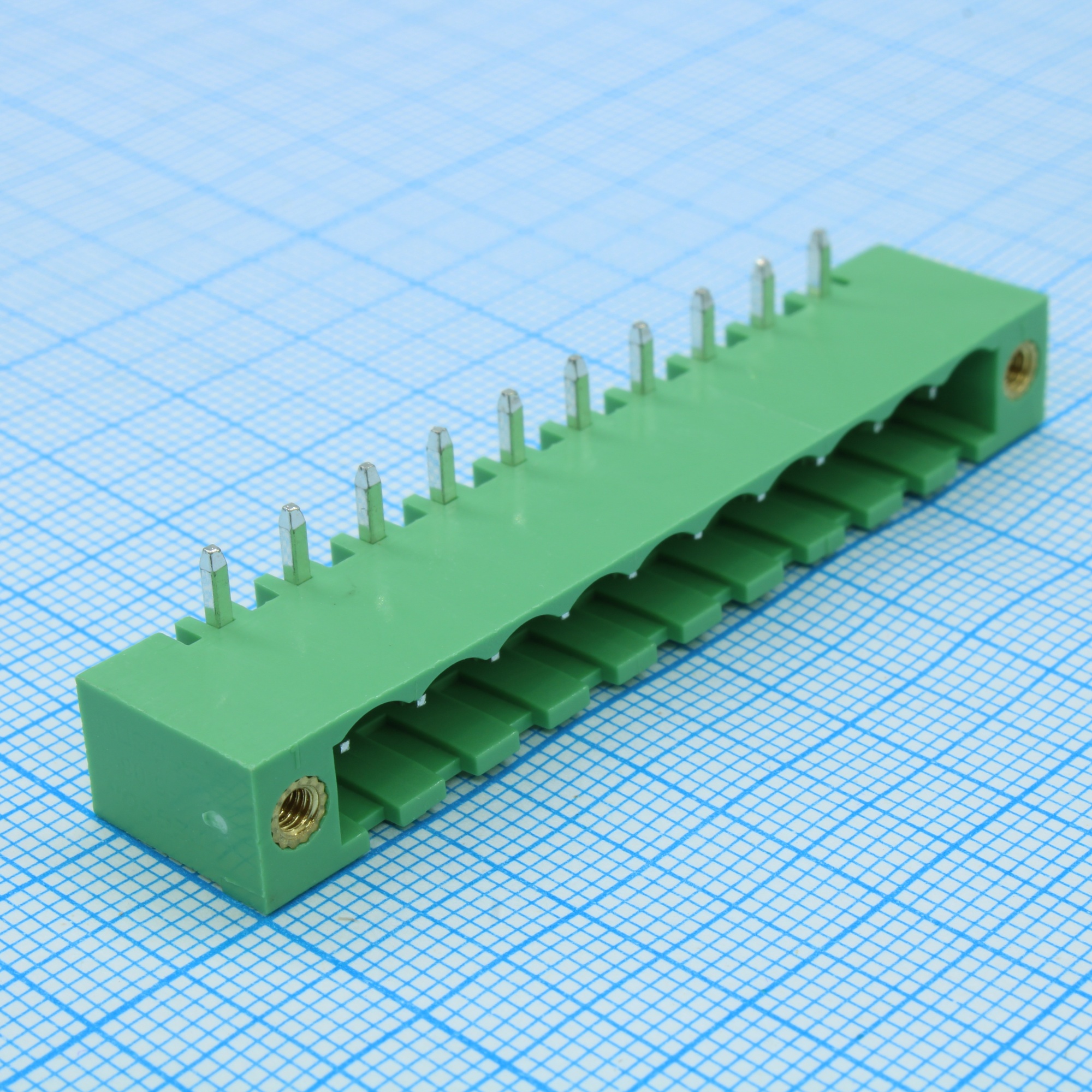 2EDGRM-5.08-10P-14-00A(H) - Разъемный клеммный блок на плату, 10 контактов. Серия 2EDGRM-5.08