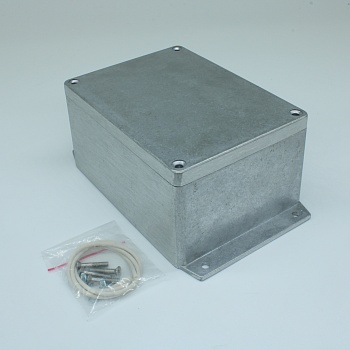 G115MF - Герметичный алюминиевый корпус с фланцами, IP65, некрашеный