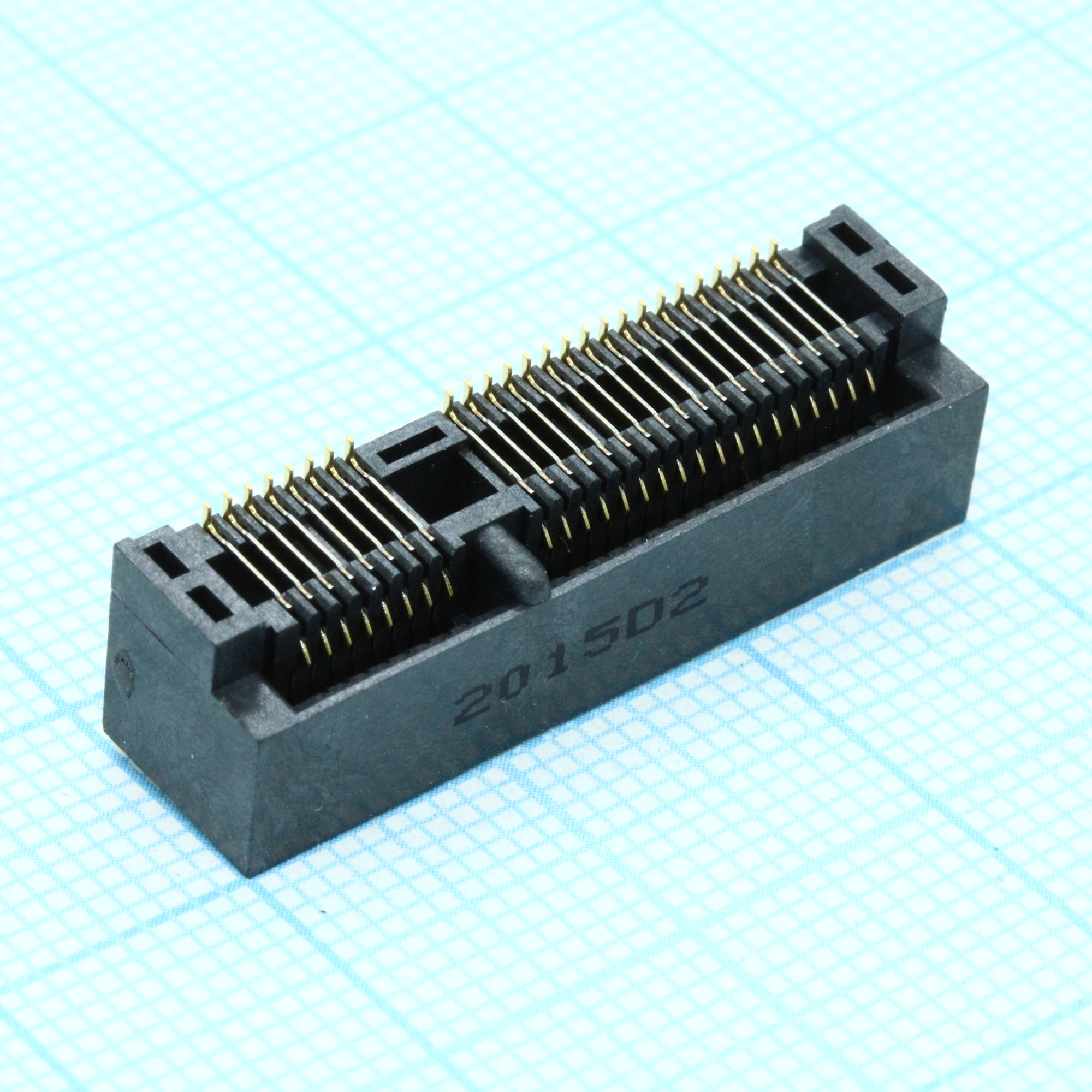 1759503-1 - Разъем PCI Express Card Edge SKT 52 контакта 0.8мм угловой для поверхностного монтажа лента на катушке
