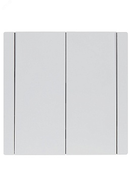 Выключатель проходной 2-кл. СП FORTE&PIANO 10А FP207 бел. IEK FP-V22-0-10-1-K01