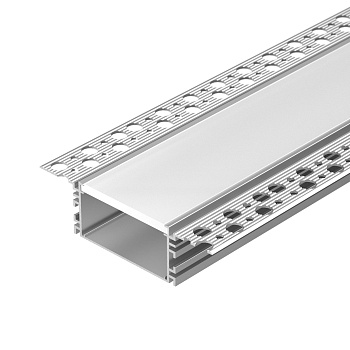 Профиль FANTOM-W49-2000 ANOD 046430 - Алюминиевый встраиваемый профиль для светодиодных лент и линеек. Габаритные размеры (LхWхH): 2000х98,6х27.1 мм. Ширина площадки для ленты 45,8 мм. Экраны, заглушки и другие аксессуары приобретаются отдельно. Цена за 1