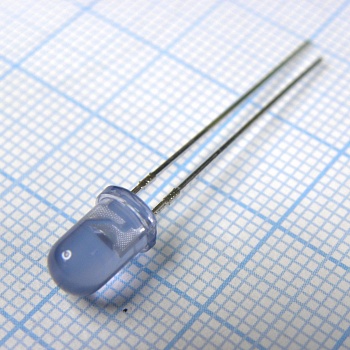 L-7113MBD - Светодиод 5мм/синий/455нм/40-60мкд/60°