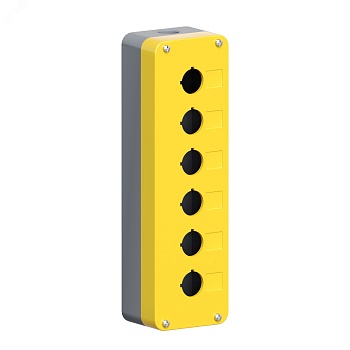 Корпус под кнопочный пост, 6 мест MC06