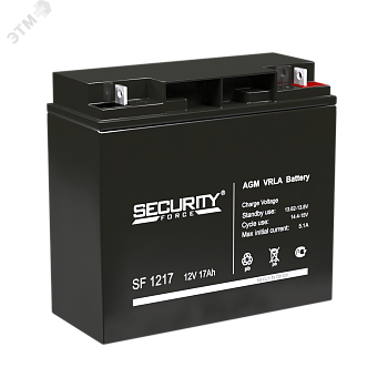 Аккумулятор SF 12В 17Ач 4614030010010