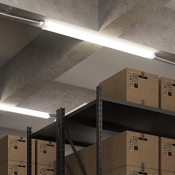 Св-к светодиодный IP65 1170*60*55мм 36Вт 2500lm 6500К линейн. мат. с возм. соед. в линию 1/20 843425336