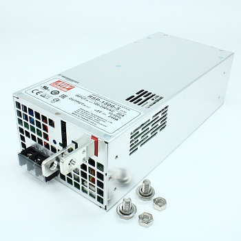 RSP-1500-5 - AC-DC, 1200Вт, вход 90…264V AC, 47…63Гц /127…370В DC, выход 5В/240A, рег. вых=±10%Uном,  изоляция 3000В AC, в корпусе 278х127х83.5мм, -20…+70°С