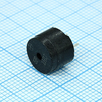 HC0905F/1325 - Звукоизлучатель электромагнитный, +5В.80 мА. 85 дБ. 3.2 кГЦ d=9,5мм h=6.5 мм