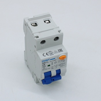 CHINT Диф. авт. выкл. NB1L 1P+N C6 30mA тип A 6kA (36mm) (R)