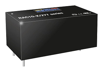 RAC10-05SK/277 - Преобразователь AC/DC выход 5В 2А 10Вт 4-Pin DIP модуль туба