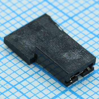 382811-8 - Перемычка розетка 2 контакта шаг 2.54мм коробка