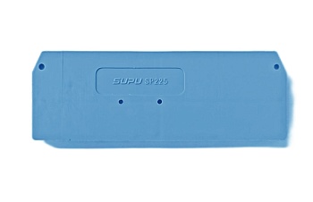 Торцевая крышка 225134 - Торцевая крышка для клемм TA2.5-2-2, цвет: синий