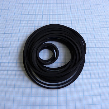 Набор пассиков N3 8шт (2*2мм) кв. - диаметр от 1.7см до 15см, сечение квадрат 2,2x2,2мм (1.7; 1.9; 5.3; 5.7; 14.2; 14.6; 14.8; 15.2см)