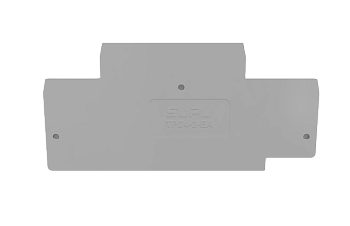 Торцевая крышка TPD4-2-GY-EA - Торцевая крышка для клемм TPD4-2-..., цвет: серый