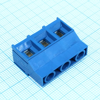 DG950-9.5-03P-12-00A(H) - Винтовой клеммный блок c рельефной обоймой, 2 контакта. Серия DG950-9.5