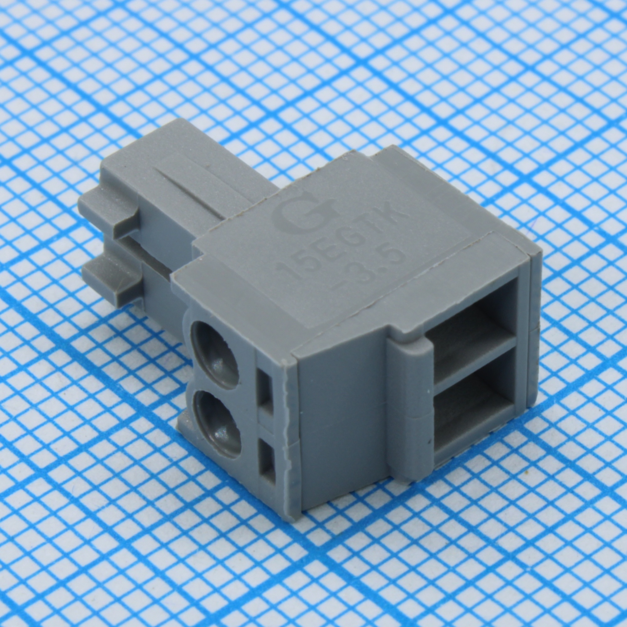 15EGTK-3.5-02P-11-00 - Разъемный клеммный блок, 2 контакта. Серия 15EGTK-3.5